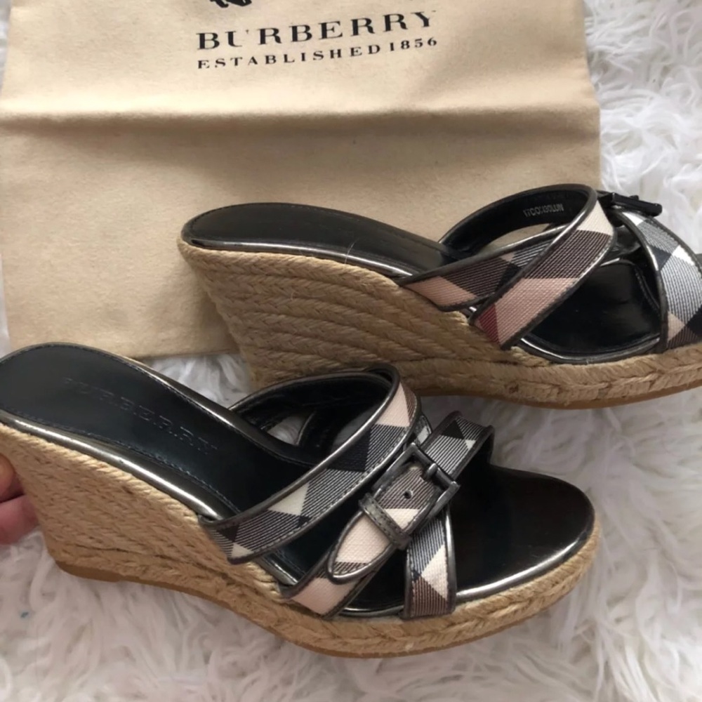 Burberry wedges